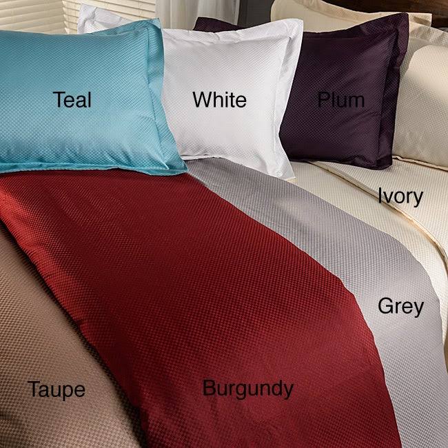 King Teal Cotton Blend Duvet Cover Set C161