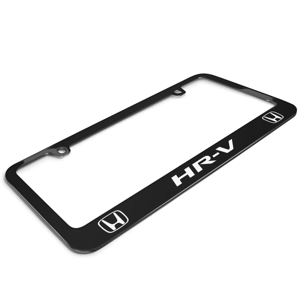 Black Metal License Plate Frame O111