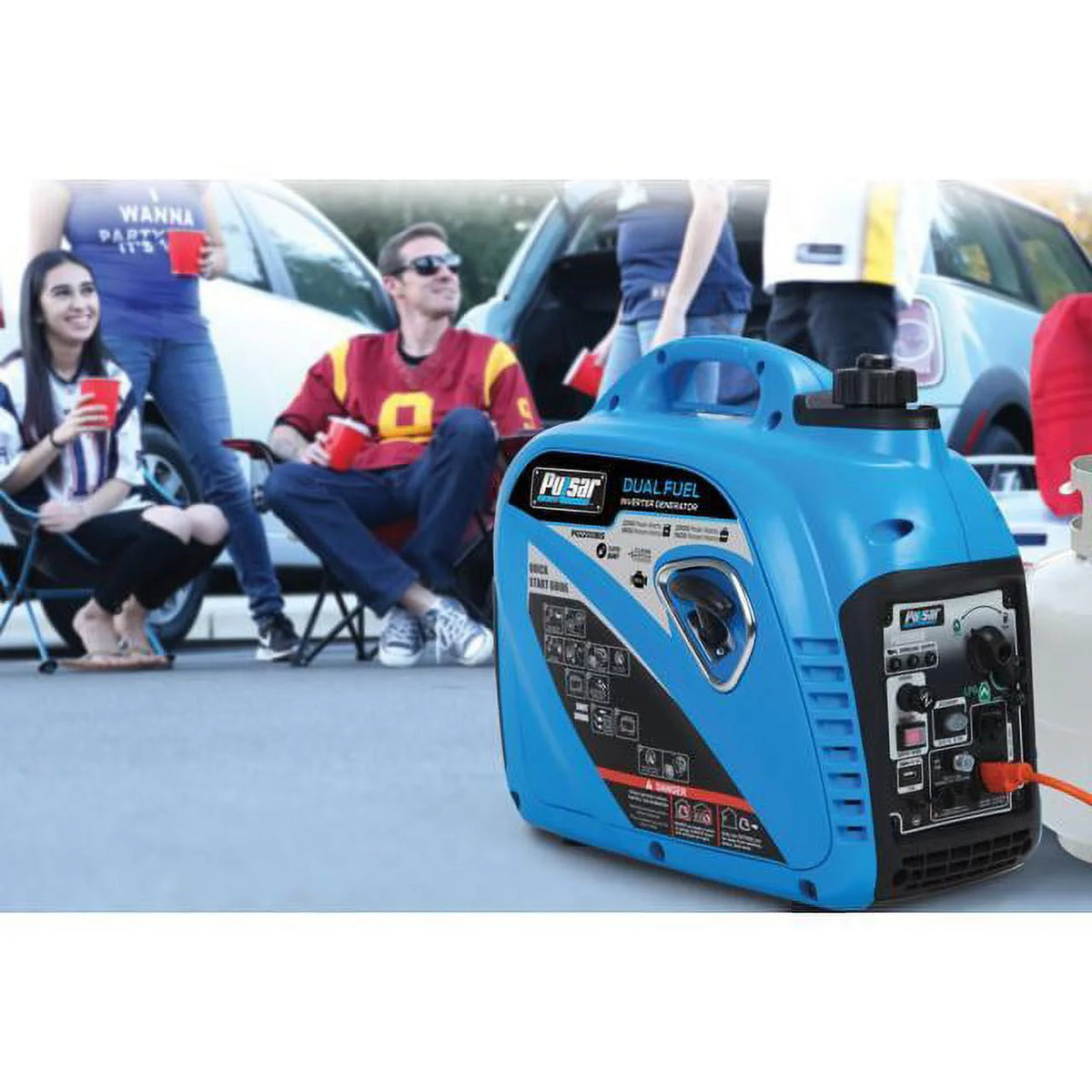 2200W Portable Dual Fuel Inverter Generator S7316