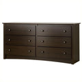 6 Drawer Wood Dresser H2568