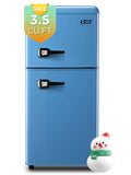 Blue 3.5 Cu.ft Mini Fridge with Freezer G198525