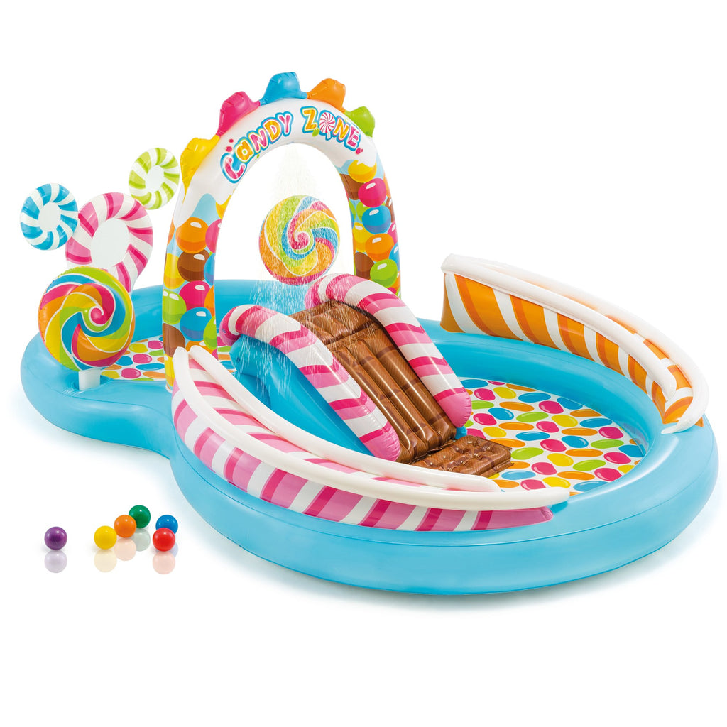 9ft x 51in Kids Inflatable Pool with Electric Air Pump R599670