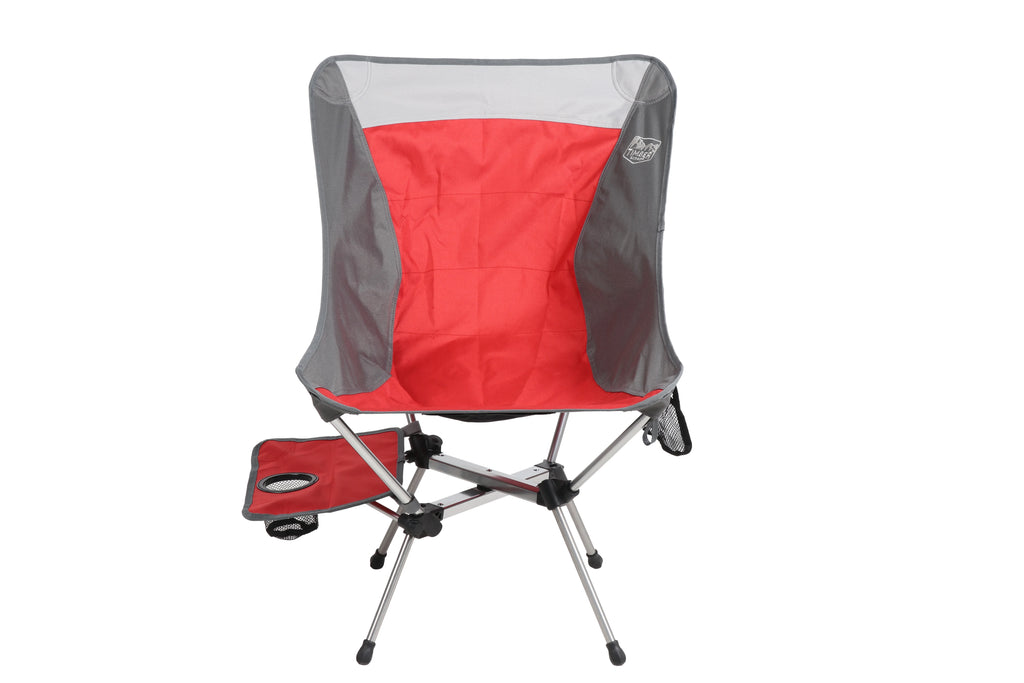 Red and Gray Backpack Camping Chair B78418