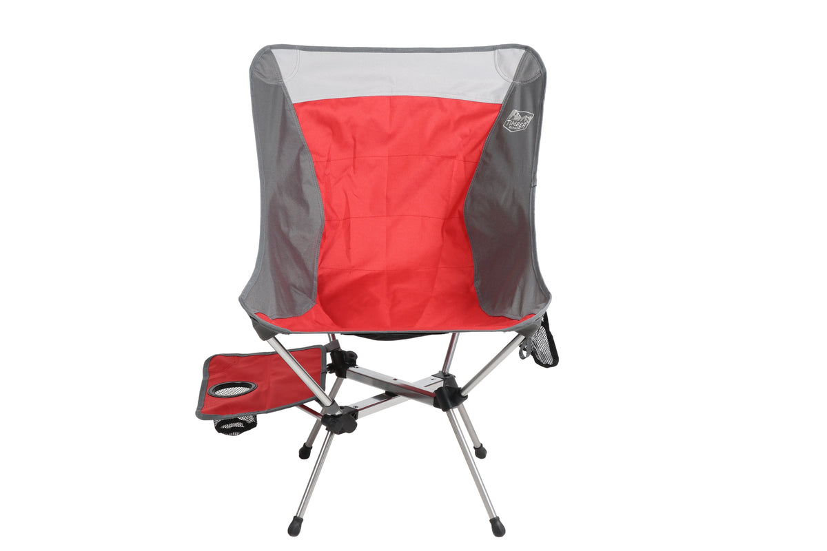 Red and Gray Backpack Camping Chair B78418