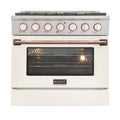 White Dual Fuel Propane Gas Range V34477