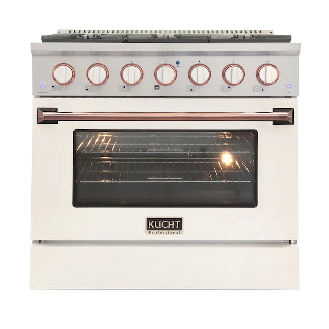 White Dual Fuel Propane Gas Range V34477