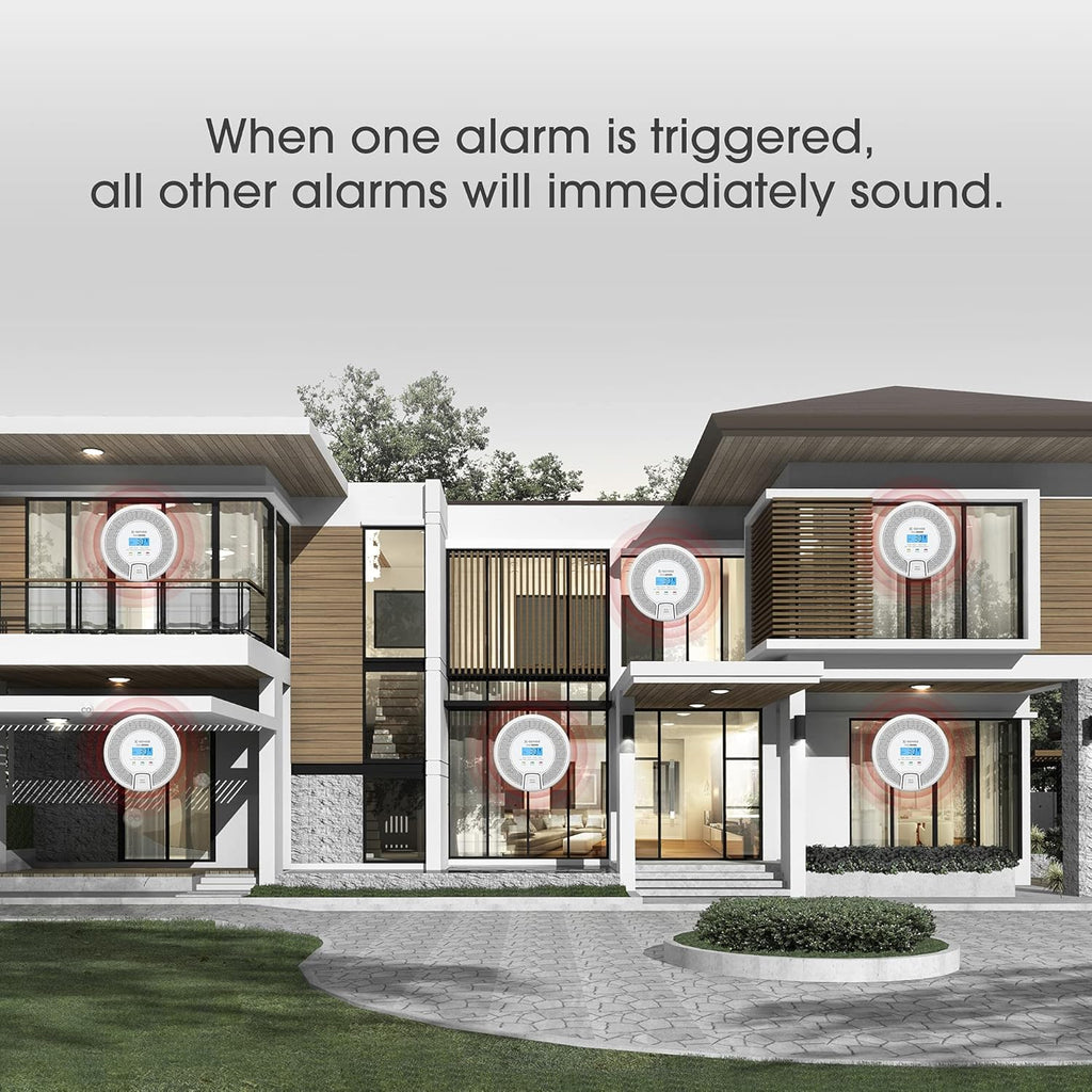 Wireless Interconnected Carbon Monoxide Detector, Pack of 2 Q783