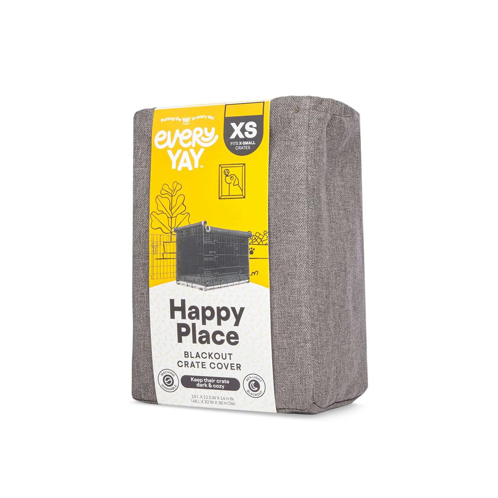 Grey Dog Crate Cover D11653