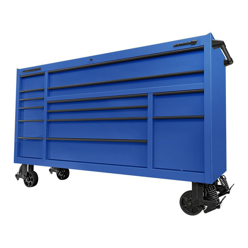 72 in. x 22 in. Slate Gray Triple-Bank Roll Cab R18437