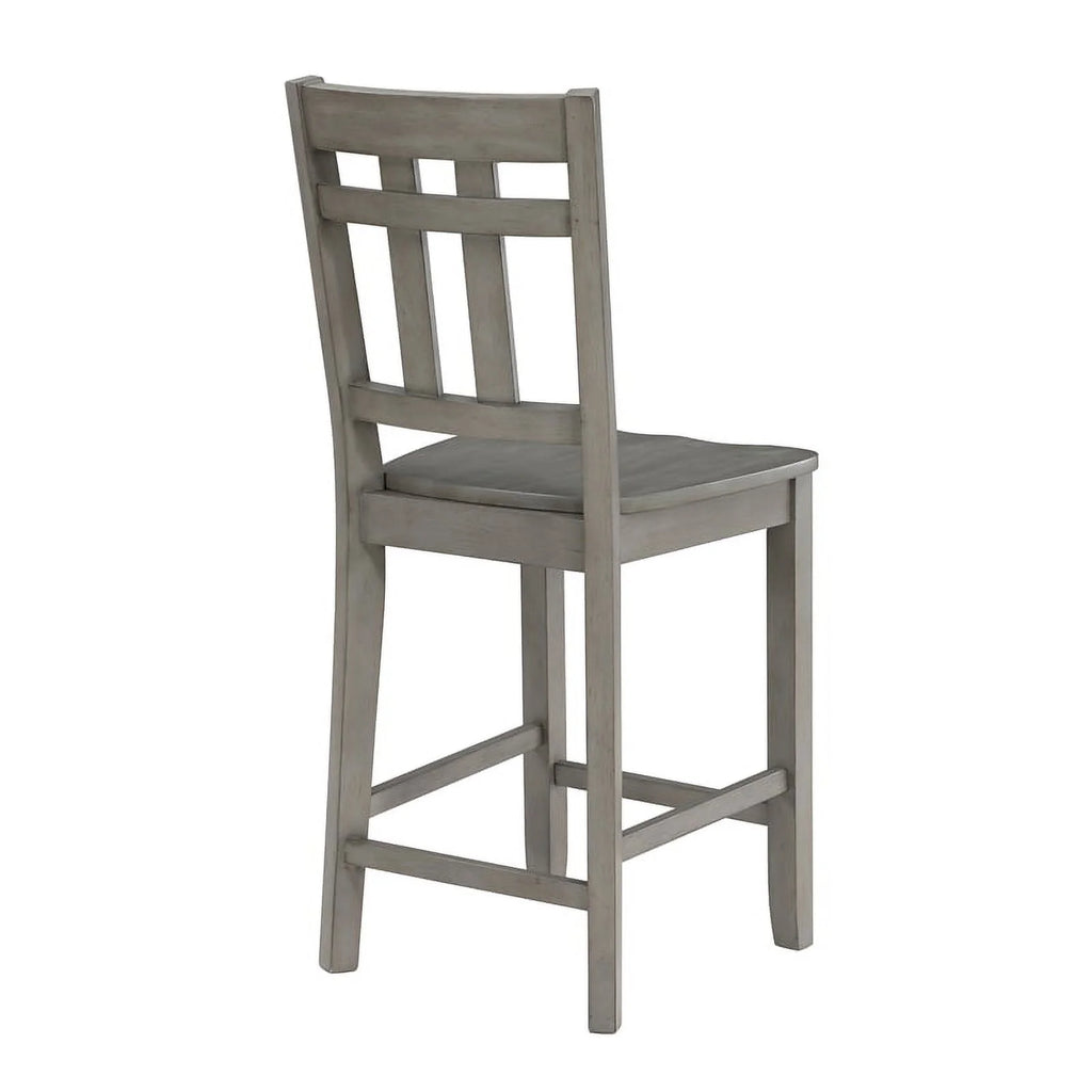 Gray Wood 5-Piece Counter Height Dining Set M954