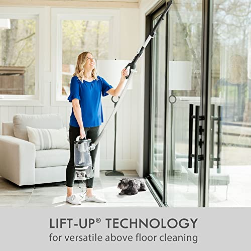 Bagless Upright Vacuum with 4 Height Adjustment, Blue U522335