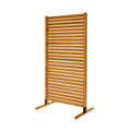 6 ft H x 3 ft W Slatted Wood Privacy Screen Kit (1 Panel) V7050