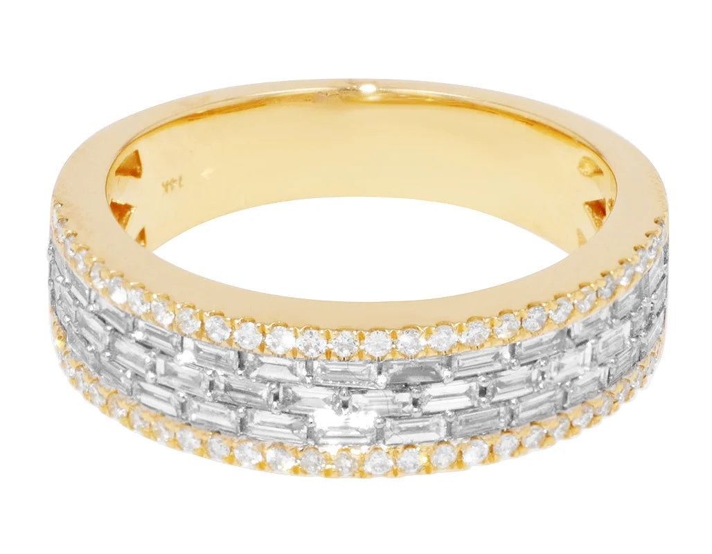 1.2CT Diamond Ring 14k Yellow Gold A216