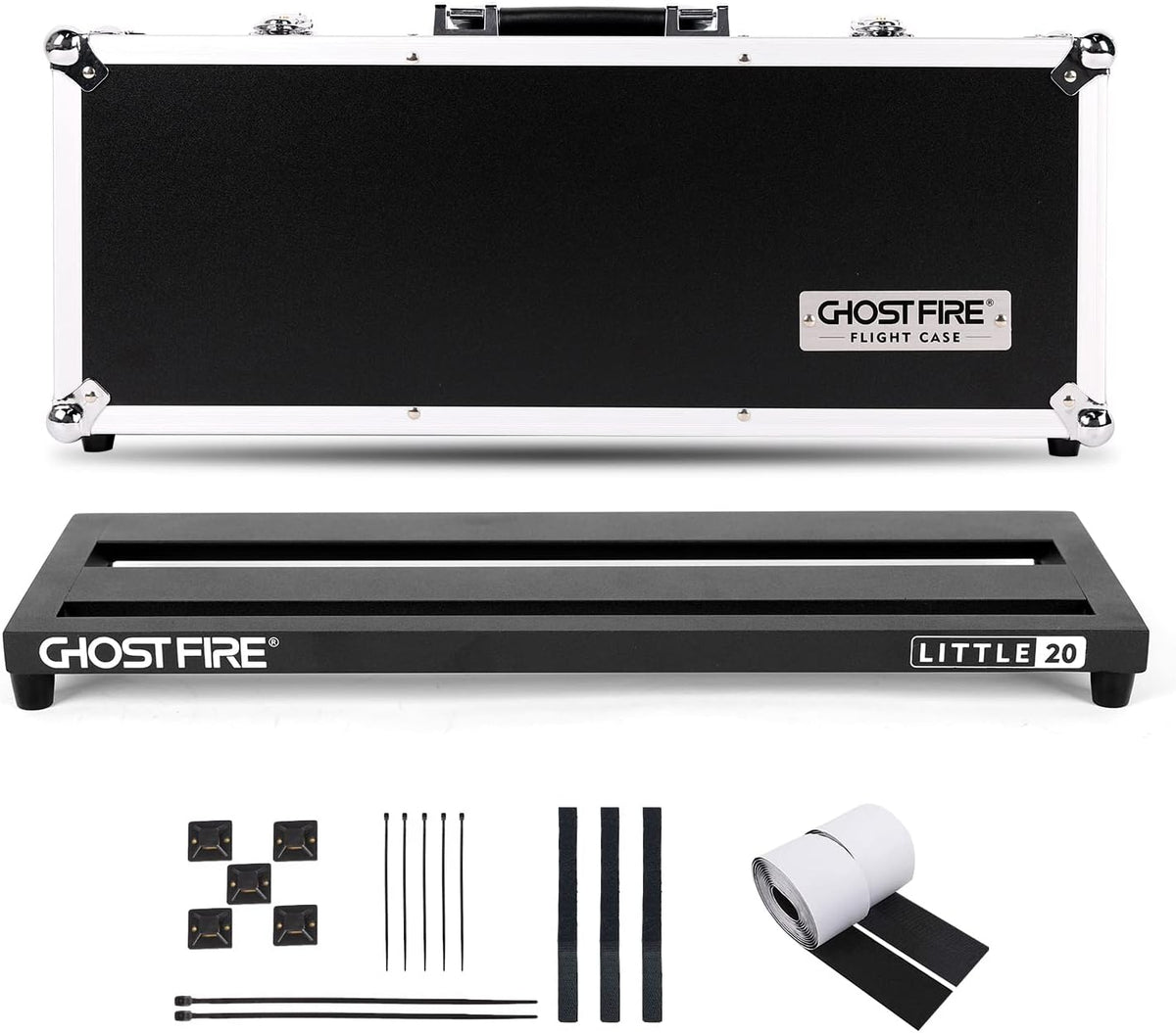 Aluminum Alloy Effect Pedalboard with Carry Case O4509