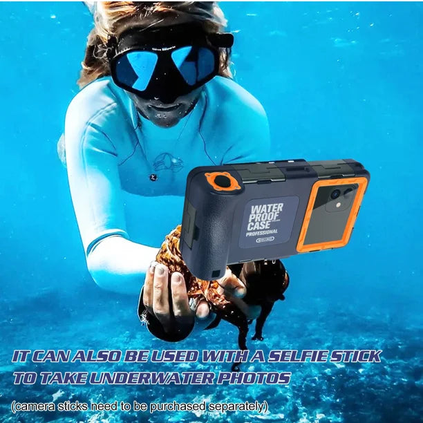 Waterproof Protective Case for Samsung Galaxy F62 and Phones Up to 6.9 Inch with Lanyard L142489