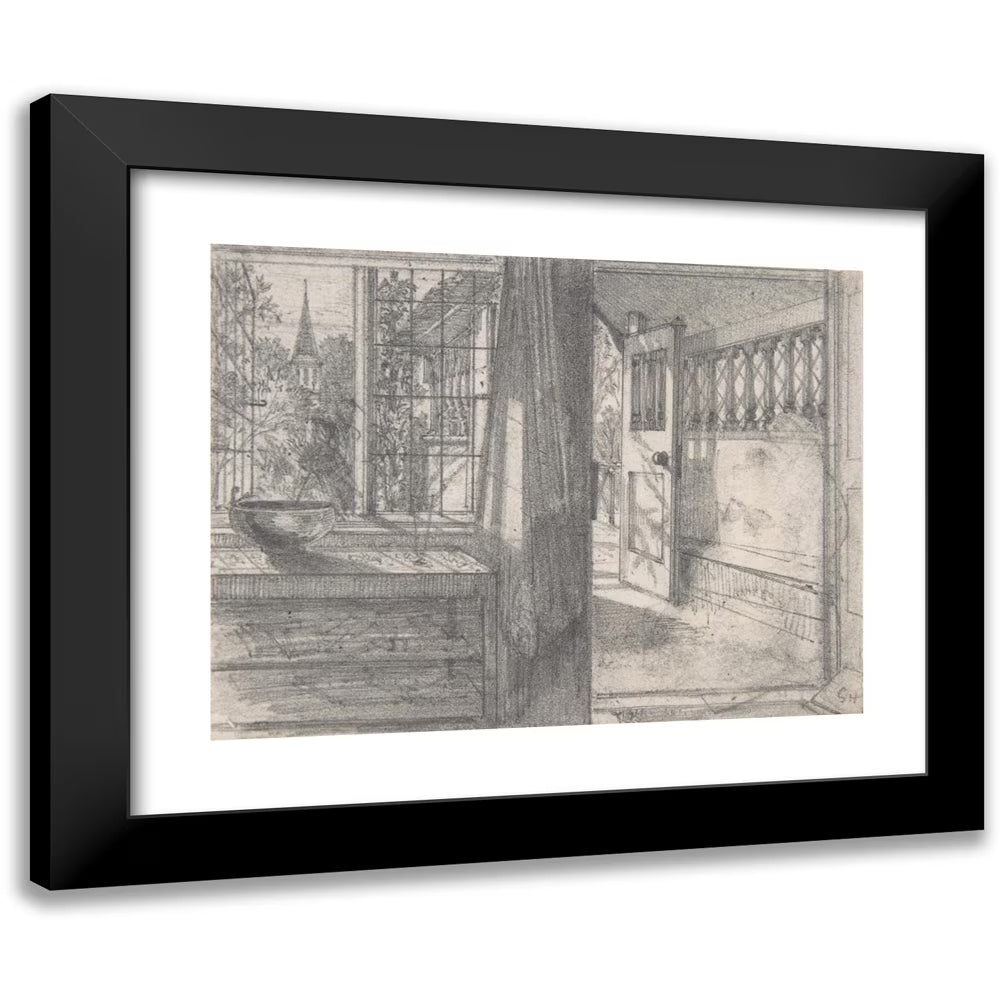 Black Modern Framed Museum Art Print T63313
