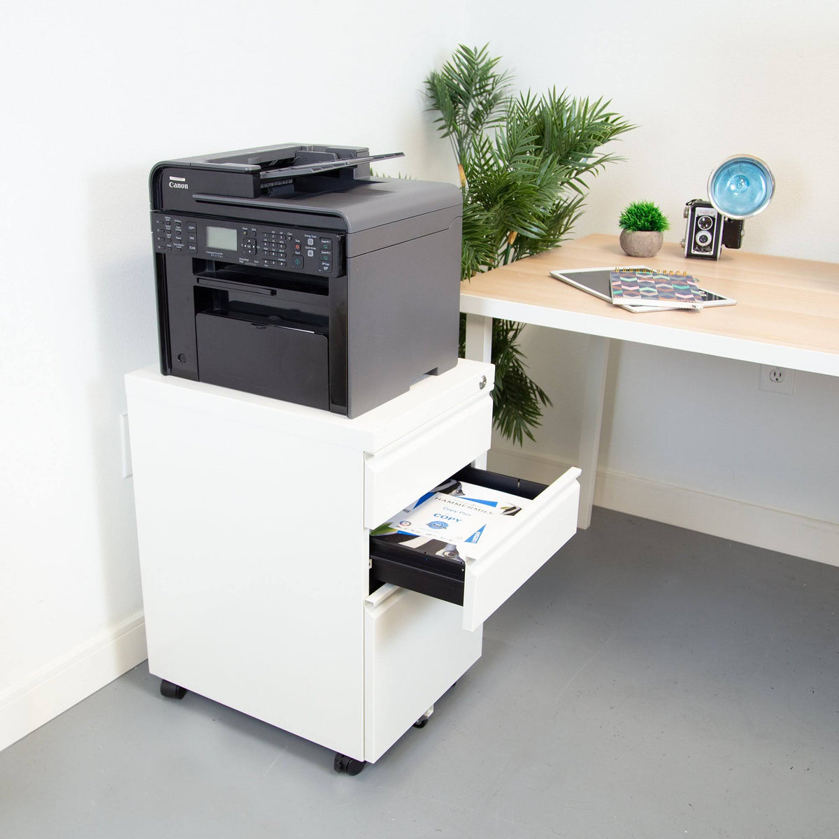 Rolling Three Drawer Cabinet N71366