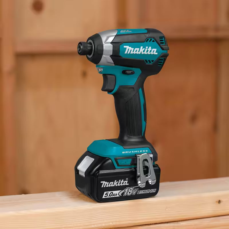 18V Cordless Combo Kit Hammer Drill Impact Driver Circular Saw Flashlight I95551