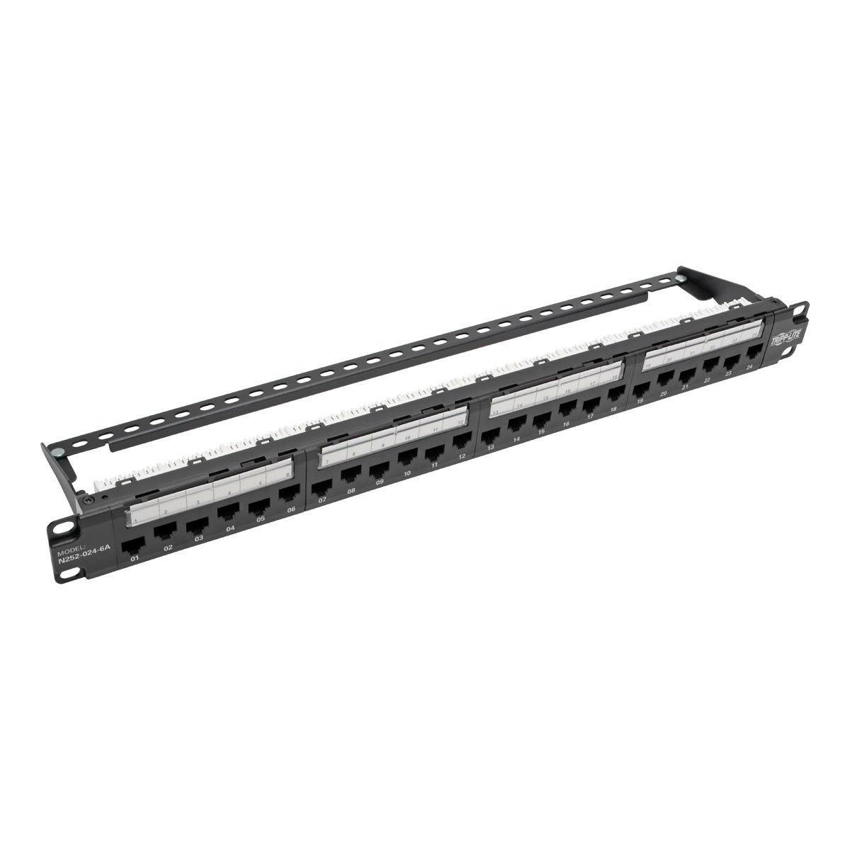 24-Port Cat6a Cat6 Cat5e Patch Panel A933