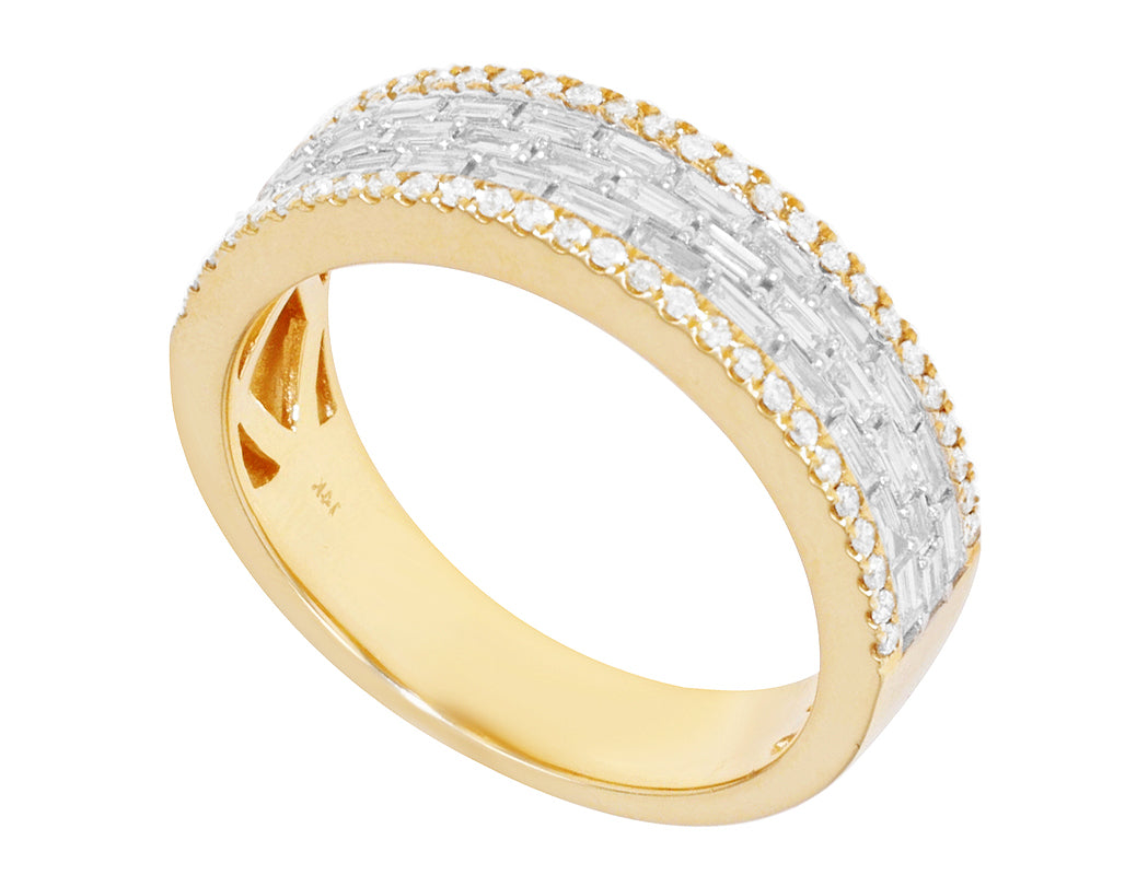 1.2CT Diamond Ring 14k Yellow Gold A216