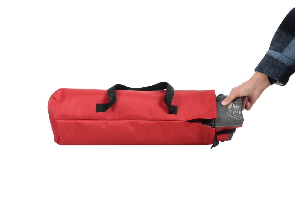 Red and Gray Backpack Camping Chair B78418
