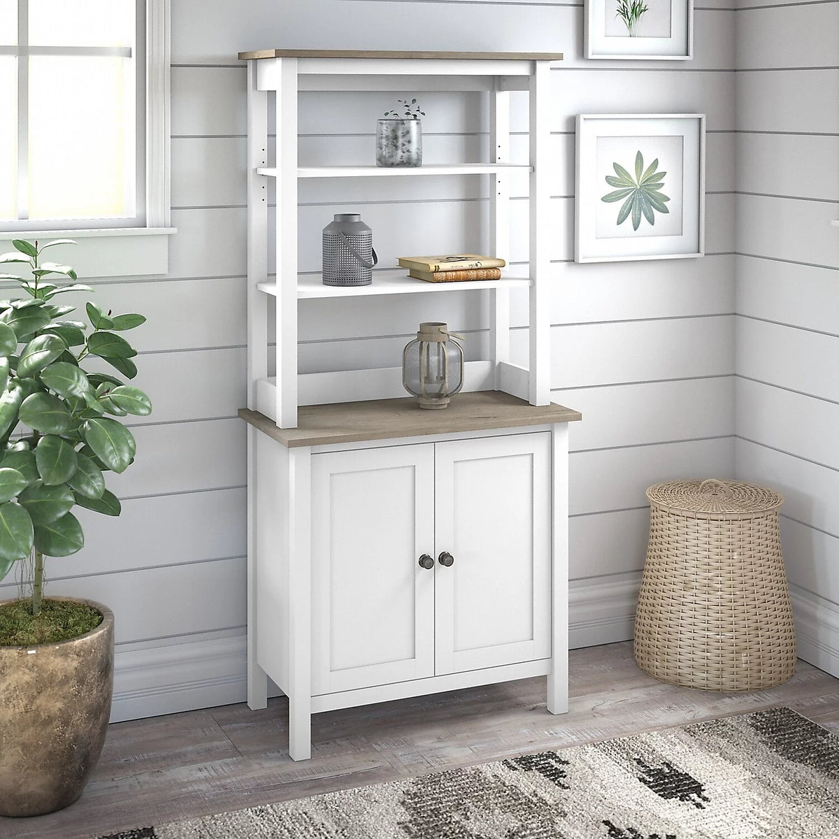 5 Shelf Bookcase with Doors F8761