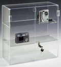 16.5 by 16.25-Inch Countertop Acrylic Display Case with 2 Shelves S370
