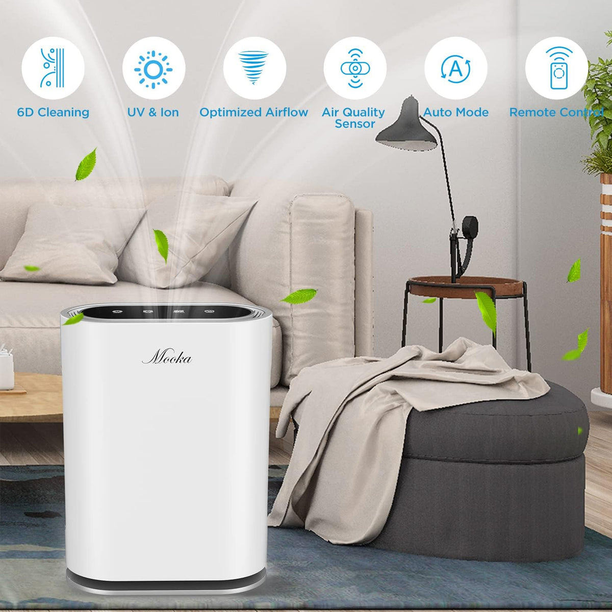 True HEPA+ Air Purifier with Auto Mode and Air Quality Sensor T731